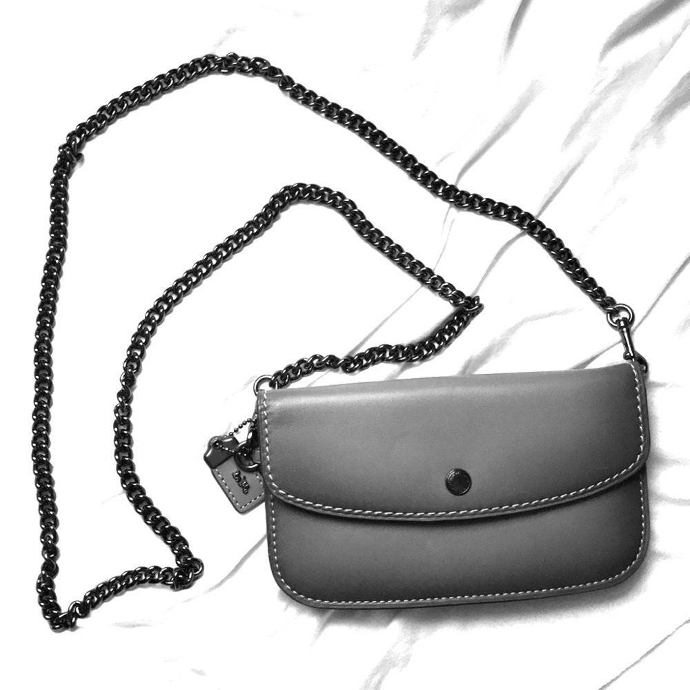 Coach 1941 Clutch with Accessory Chain